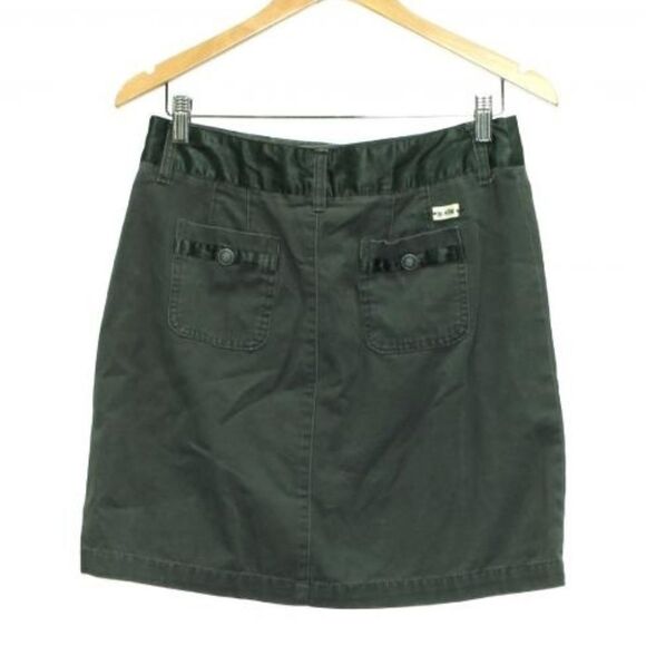 Converse One Star Gray Cotton Skirt Sz. 6 - Picture 2 of 4
